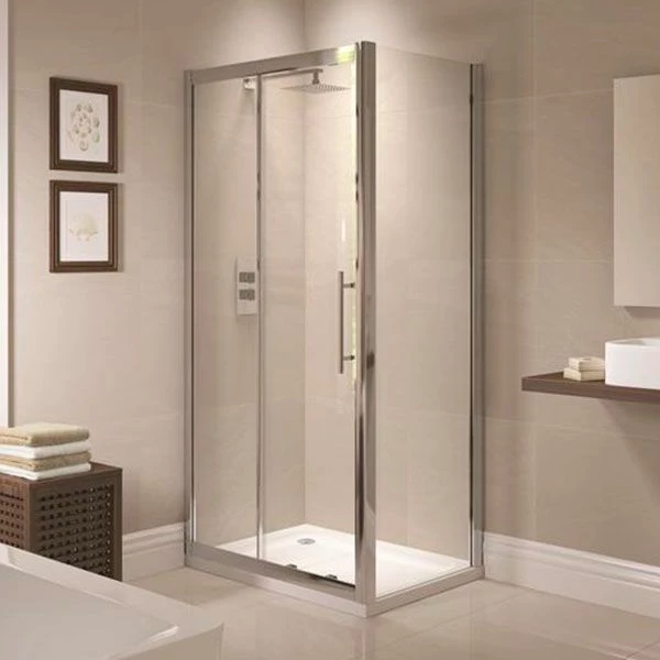 April Prestige 1600mm Sliding Shower Door - AP8216S 1 April Prestige 1600mm Sliding Shower Door - AP8216S