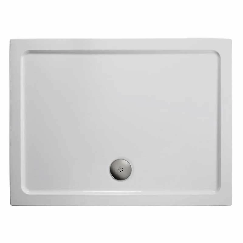 Ideal Standard SIMPLICITY Rectangular Low Profile Shower Tray And Waste Flat Top 900x800mm - White - L509101 1 Ideal Standard SIMPLICITY Rectangular Low Profile Shower Tray And Waste Flat Top 900x800mm - White - L509101