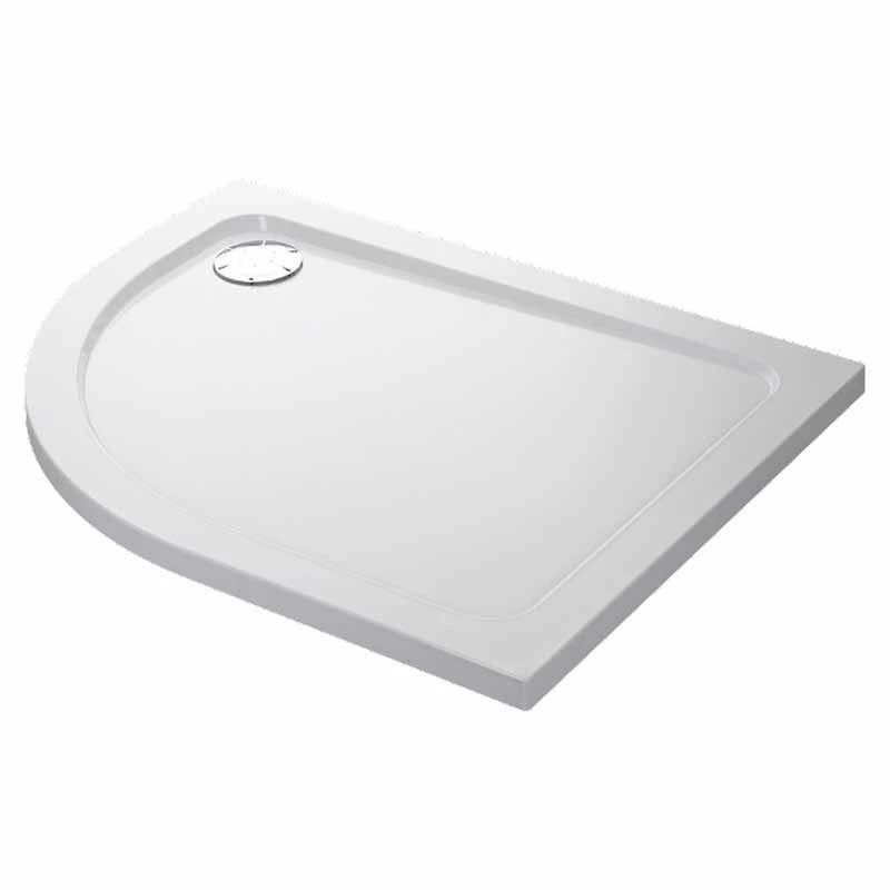 Mira Flight Low Offset Quadrant Shower Tray 1000 X 800mm RH - 1.1697.023.WH 1 Mira Flight Low Offset Quadrant Shower Tray 1000 X 800mm RH - 1.1697.023.WH