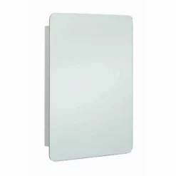 RAK Ceramics Uno Stainless Steel Single Cabinet With Mirrored Door - 12SL366A