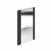 Essential VERMONT Bathroom Mirror Rectangular 450x600mm - Dark Grey - EF407DG