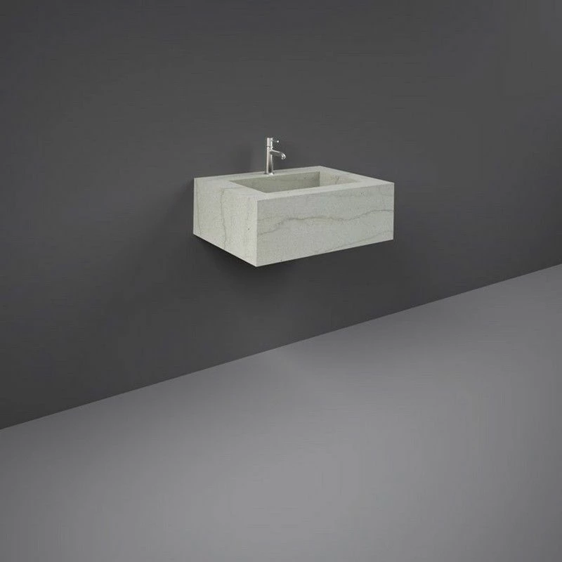 RAK Ceramics Precious 600mm Wall Mounted Counter Wash Basin With 0th In Macaubus - PRECT06347101A0 1 RAK Ceramics Precious 600mm Wall Mounted Counter Wash Basin With 0th In Macaubus - PRECT06347101A0