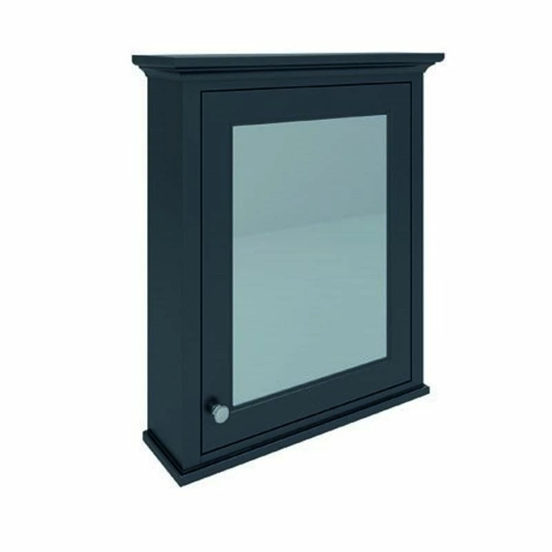 RAK Ceramics Washington 600mm Mirror Cabinet In Black (W650 X H750mm) - RAKWMC60504 1 RAK Ceramics Washington 600mm Mirror Cabinet In Black (W650 X H750mm) - RAKWMC60504