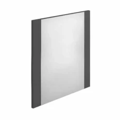 Essential NEVADA Bathroom Mirror Rectangular 450 X 600mm Grey - EF317GR