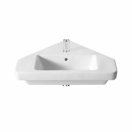 Roca Dama-N Wall Hung Corner Basin 1 Taphole - 650 X 500mm - 32778C000 1 Roca Dama-N Wall Hung Corner Basin 1 Taphole - 650 X 500mm - 32778C000