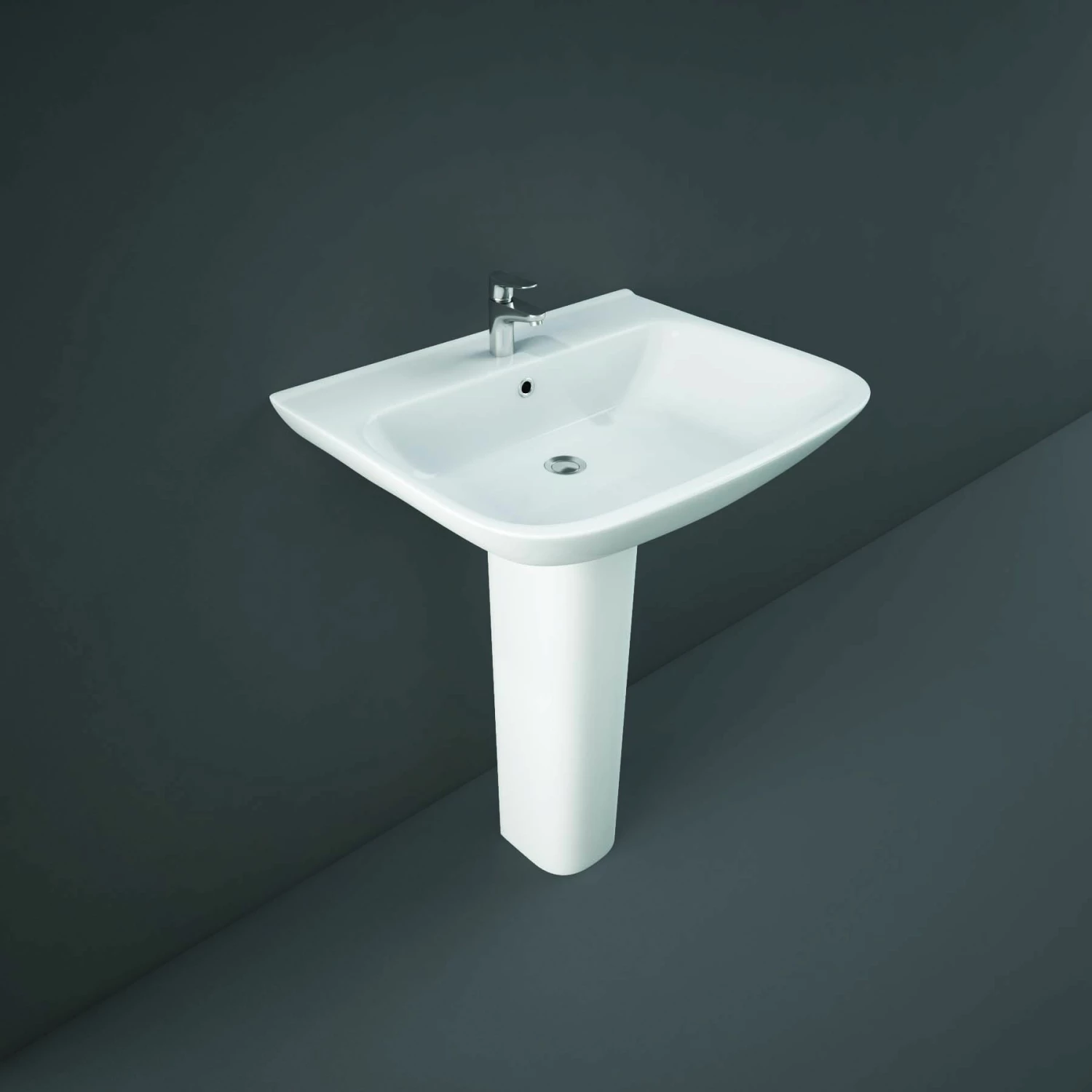 RAK Ceramics Origin 65cm Basin - ORI65BAS1 1 RAK Ceramics Origin 65cm Basin - ORI65BAS1