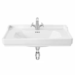 Roca Carmen 800mm Wall-Hung Basin With 1 Taphole - White - 3270A0000