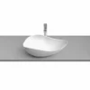 Roca Ruy Ohtake 540mm Countertop Basin - Matt White - 327A13620