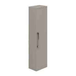 Essential NEVADA Wall Hung Column Unit 1 Door 350mm Wide Cashmere - EF307CA