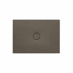 Roca Cratos 1000 X 700mm Superslim Shower Tray With Waste - Coffee - 3740L9660