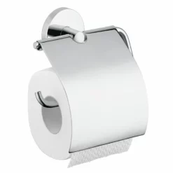 Hansgrohe Logis Toilet Roll Holder With Cover - Chrome - 40523000