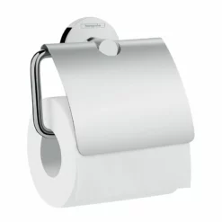 Hansgrohe Logis Universal Toilet Roll Holder With Cover - Chrome - 41723000