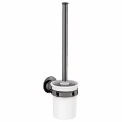 AXOR Montreux Toilet Brush Holder - Polished Black Chrome - 42035330