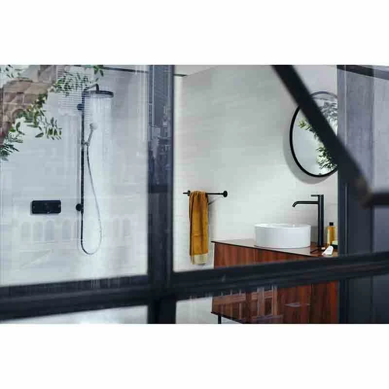 AXOR Universal Circular Bath Towel Rail 600mm - Polished Black Chrome - 42860330 3 AXOR Universal Circular Bath Towel Rail 600mm - Polished Black Chrome - 42860330 - Image 3