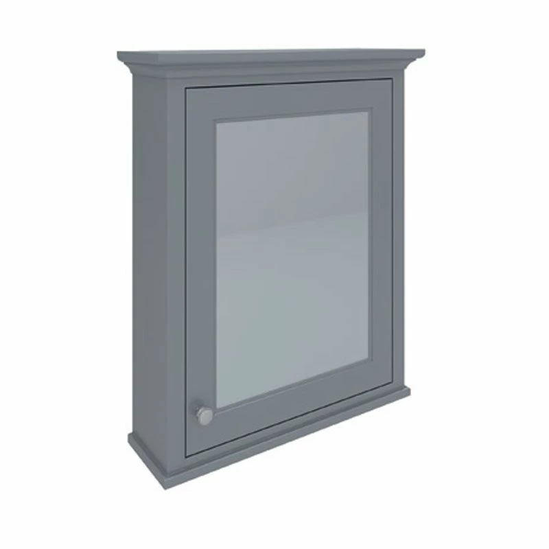 RAK Ceramics Washington 600mm Mirror Cabinet In Grey (W650 X H750mm) - RAKWMC60503 1 RAK Ceramics Washington 600mm Mirror Cabinet In Grey (W650 X H750mm) - RAKWMC60503