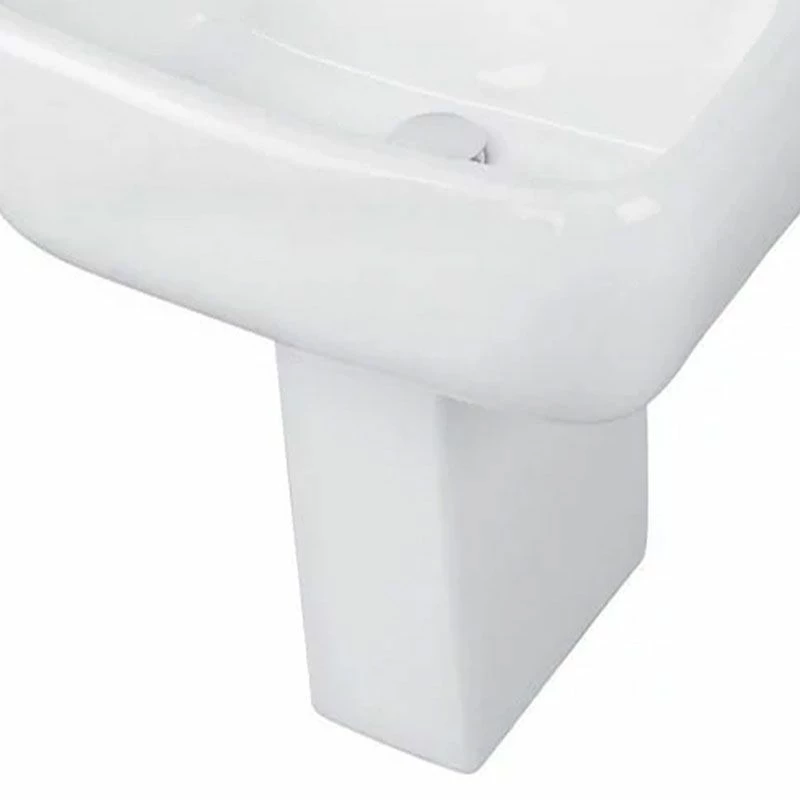 RAK Ceramics Metropolitan Semi Pedestal For 52cm Basin - METHPED 1 RAK Ceramics Metropolitan Semi Pedestal For 52cm Basin - METHPED
