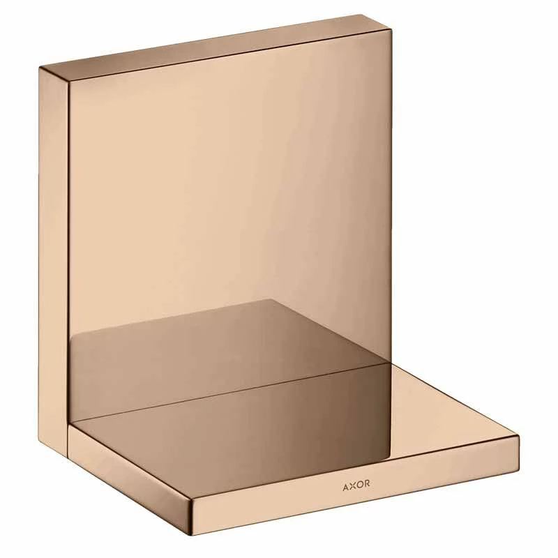 Axor ShowerSolutions Shelf 120mm X 120mm - Polished Red Gold - 40872300 1 Axor ShowerSolutions Shelf 120mm X 120mm - Polished Red Gold - 40872300