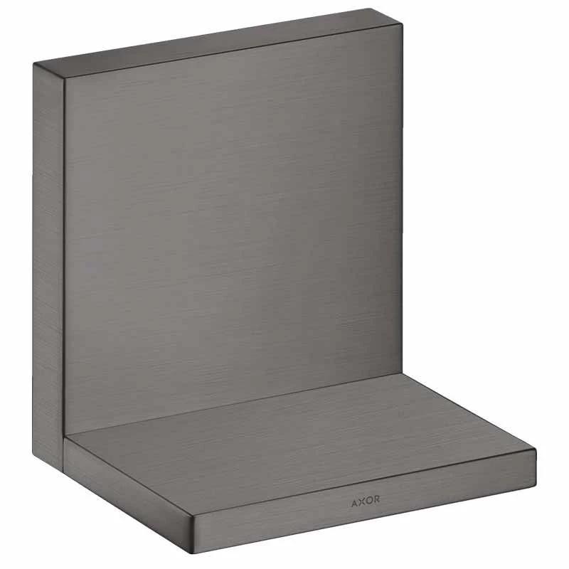 Axor ShowerSolutions Shelf 120mm X 120mm - Brushed Black Chrome - 40872340 1 Axor ShowerSolutions Shelf 120mm X 120mm - Brushed Black Chrome - 40872340