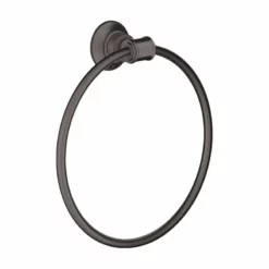 AXOR Montreux Towel Ring - Brushed Black Chrome - 42021340