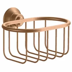 Axor Montreux Wall-Mounted Corner Basket 160x101mm - Brushed Bronze - 42065140
