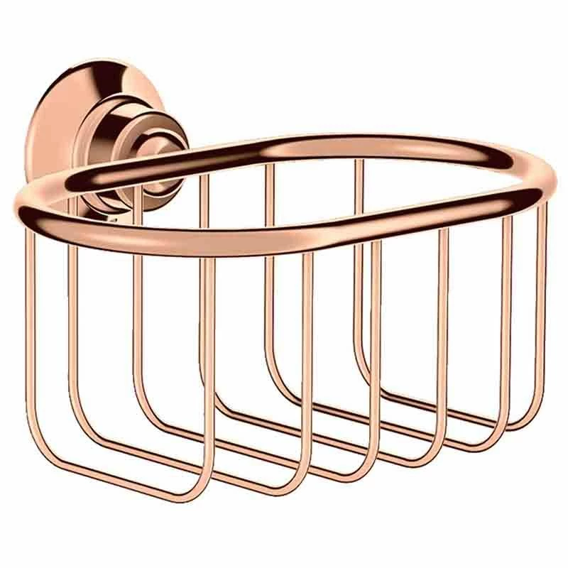 Axor Montreux Wall-Mounted Corner Basket 160x101mm - Polished Red Gold - 42065300 1 Axor Montreux Wall-Mounted Corner Basket 160x101mm - Polished Red Gold - 42065300