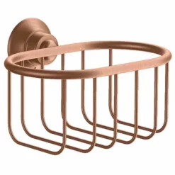Axor Montreux Wall-Mounted Corner Basket 160x101mm - Brushed Red Gold - 42065310