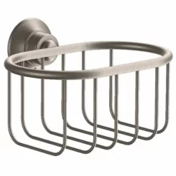 Axor Montreux Wall-Mounted Corner Basket 160x101mm - Stainless Steel Optic - 42065800