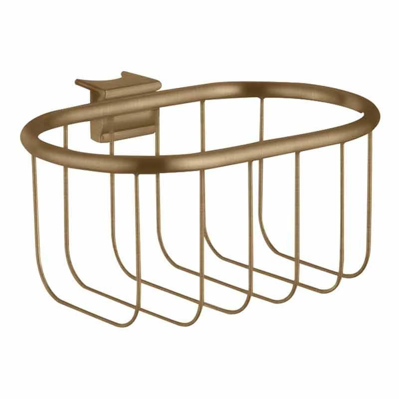 Axor Montreux Wall-Mounted Corner Basket 160x83mm - Brushed Bronze - 42066140 1 Axor Montreux Wall-Mounted Corner Basket 160x83mm - Brushed Bronze - 42066140