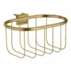 Axor Montreux Wall-Mounted Corner Basket 160x83mm - Brushed Gold Optic - 42066250
