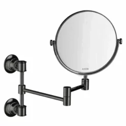 Axor Montreux Shaving Mirror - Polished Black Chrome - 42090330