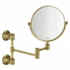 Axor Montreux Shaving Mirror - Brushed Brass - 42090950