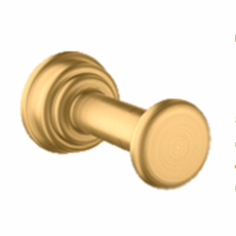 AXOR Montreux Towel Hook - Brushed Gold Optic - 42137250 1 AXOR Montreux Towel Hook - Brushed Gold Optic - 42137250