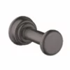 AXOR Montreux Towel Hook - Brushed Black Chrome - 42137340