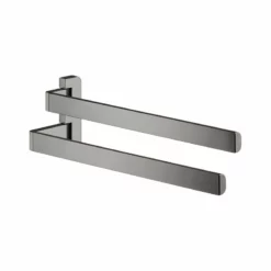 AXOR Universal Towel Holder Twin Handle - Polished Black Chrome - 42821330