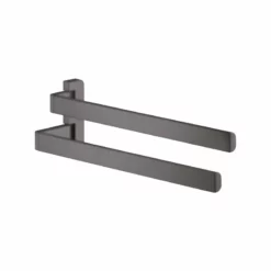 AXOR Universal Towel Holder Twin Handle - Brushed Black Chrome - 42821340