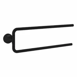 AXOR Universal Circular Towel Holder Twin Handle - Matt Black - 42822670