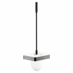 AXOR Universal Toilet Brush Holder Wall Mounted - Polished Black Chrome - 42835330