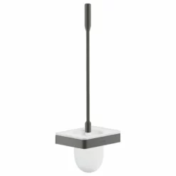 AXOR Universal Toilet Brush Holder Wall Mounted - Brushed Black Chrome - 42835340