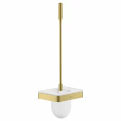 AXOR Universal Toilet Brush Holder Wall Mounted - Brushed Brass - 42835950