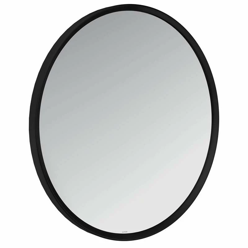 Axor Universal Circular Wall Mirror - Matt Black - 42848670 1 Axor Universal Circular Wall Mirror - Matt Black - 42848670