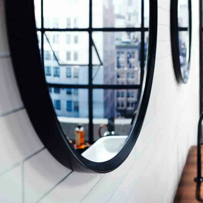 Axor Universal Circular Wall Mirror - Matt Black - 42848670 2 Axor Universal Circular Wall Mirror - Matt Black - 42848670 - Image 2