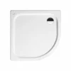 Kaldewei Zirkon 900x900mm Quadrant Shower Tray 604-1 - Alpine White - 456900010001