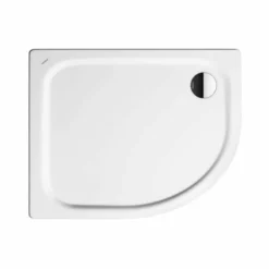 Kaldewei Zirkon 1000x800mm Quadrant Shower Tray 605-1 - Alpine White - 457000010001