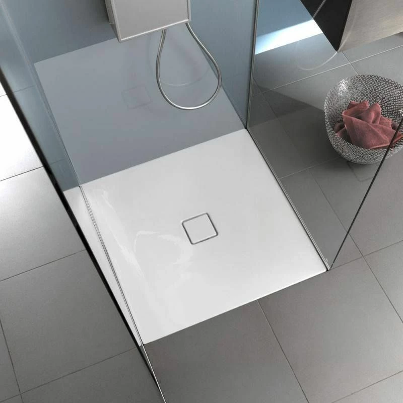 Kaldewei Conoflat 852-1 Square Shower Tray With Support 800 X 800mm - White - 466848040001 2 Kaldewei Conoflat 852-1 Square Shower Tray With Support 800 X 800mm - White - 466848040001 - Image 2