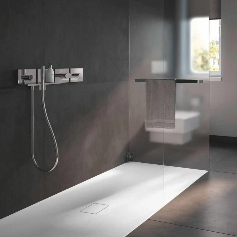 Kaldewei Conoflat 856-1 Shower Tray With Secure Plus 1500 X 900mm - Matt White - 467200012711 2 Kaldewei Conoflat 856-1 Shower Tray With Secure Plus 1500 X 900mm - Matt White - 467200012711 - Image 2