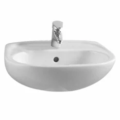 Vitra Milton 45cm Basin One Tap Hole - Basin Only - 5078L003-0623