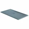 April Waifer Rectangular Slate Effect Shower Tray - Grey - 1600 X 900mm - 572/444