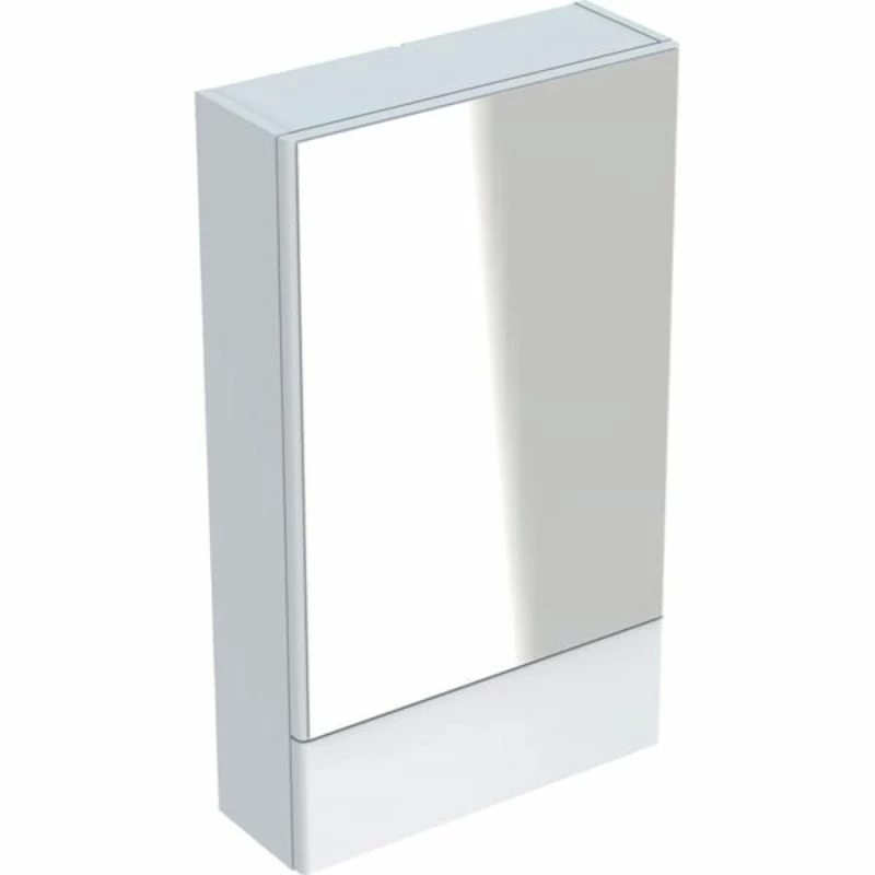 Geberit Selnova Square Mirror Cabinet 493mm - White - 500.157.01.1 1 Geberit Selnova Square Mirror Cabinet 493mm - White - 500.157.01.1