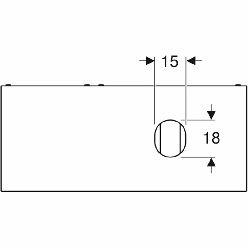 Geberit Variform 1200mm Cabinet For Lay-On Washbasin 2 Drawers Shelf Surface & Trap - Lava - 501.172.00.1 5 Geberit Variform 1200mm Cabinet For Lay-On Washbasin 2 Drawers Shelf Surface & Trap - Lava - 501.172.00.1 - Image 5