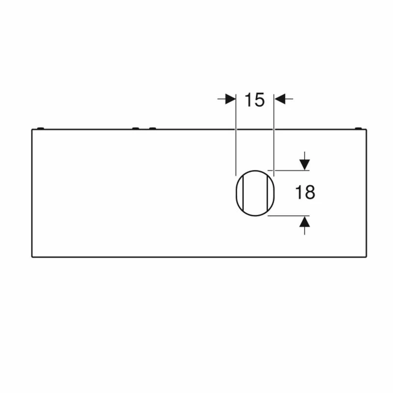 Geberit Variform 1350mm Cabinet For Lay-On Washbasin 2 Drawers Shelf Surface & Trap - Dark Hickory - 501.180.00.1 5 Geberit Variform 1350mm Cabinet For Lay-On Washbasin 2 Drawers Shelf Surface & Trap - Dark Hickory - 501.180.00.1 - Image 5